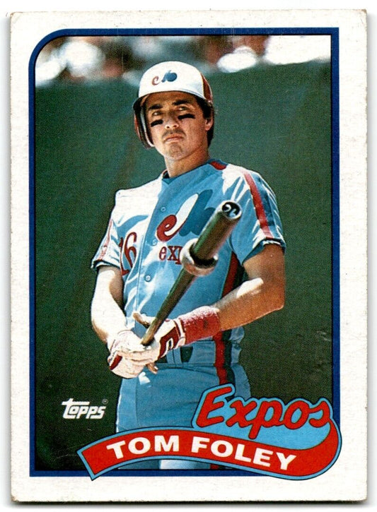 1989 Topps Tom Foley Montreal Expos #529