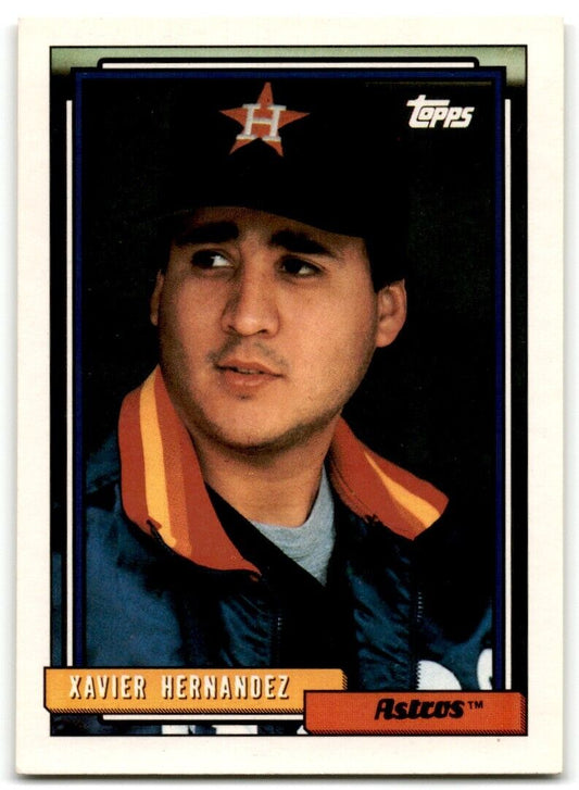 1992 Topps Xavier Hernandez Houston Astros #640