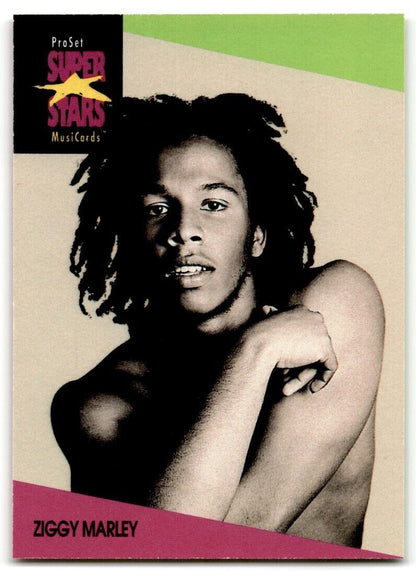 1991-92 ProSet Super Stars MusiCard Diggy Marley #70