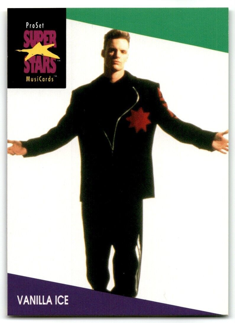 1991-92 ProSet Super Stars MusiCard Vanilla Ice #142