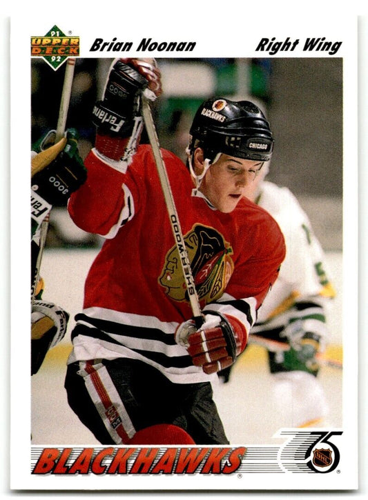 1991-92 Upper Deck Brian Noonan Chicago Blackhawks #380