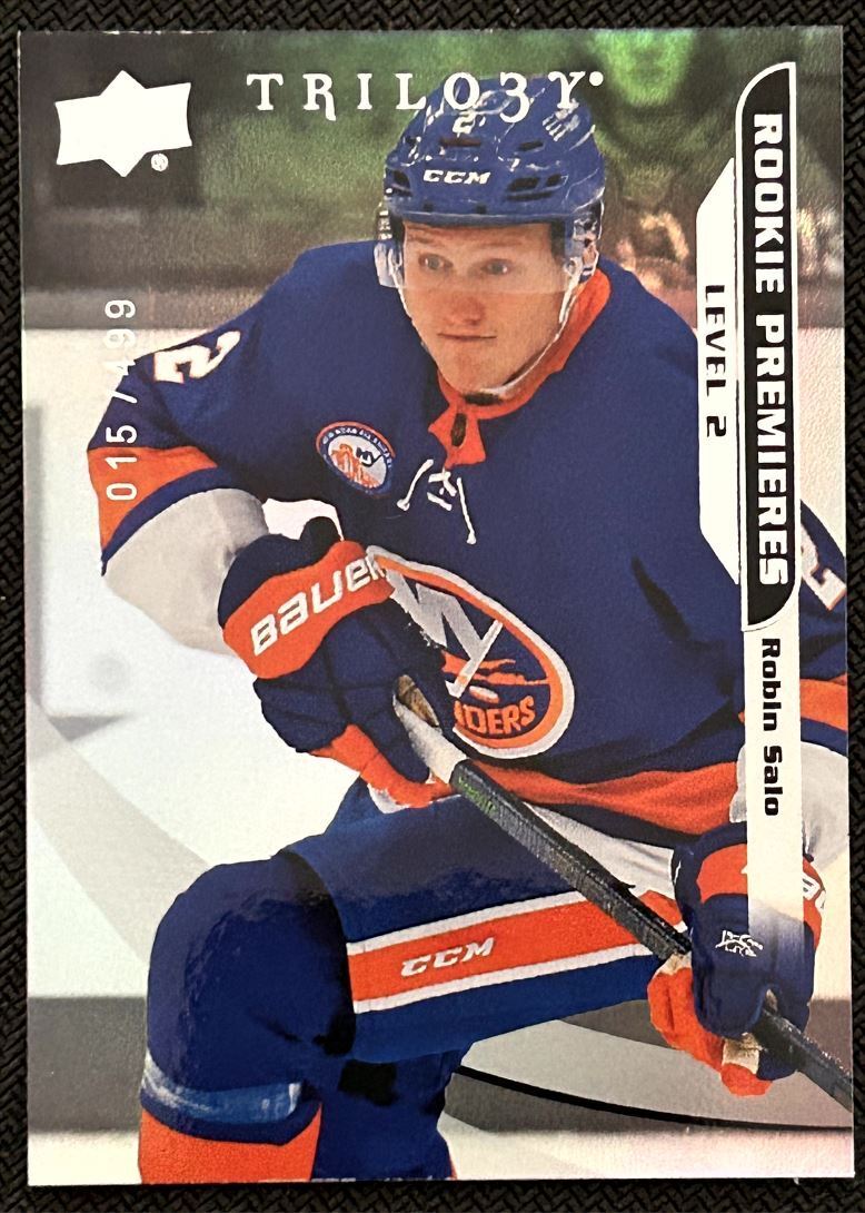 2021-22 Upper Deck 2021-22 Trilogy Robin Salo 015/499 New York Islanders #37