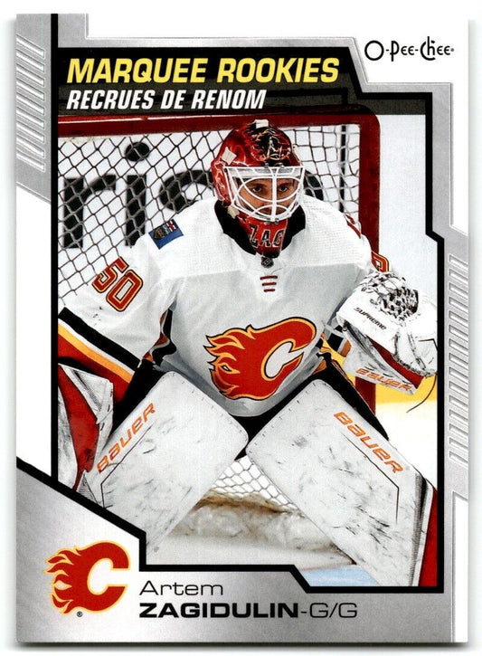 2020-21 O-Pee-Chee Markee Rookies Artem Zagidulin Rookie Calgary Flames #644