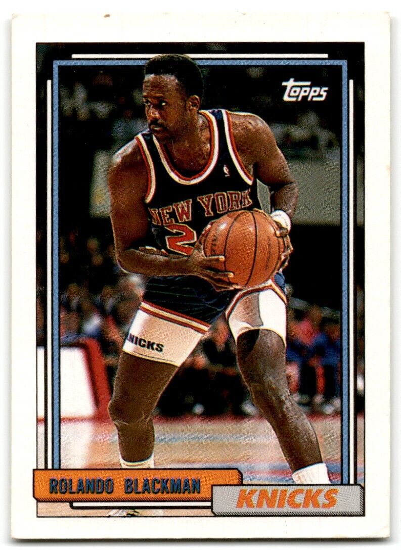 1992-93 Topps Rolando Blackman New York Knicks #355