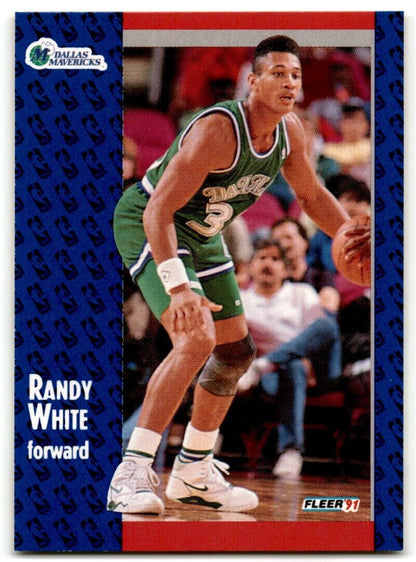 1991-92 Fleer Randy White Dallas Mavericks #47