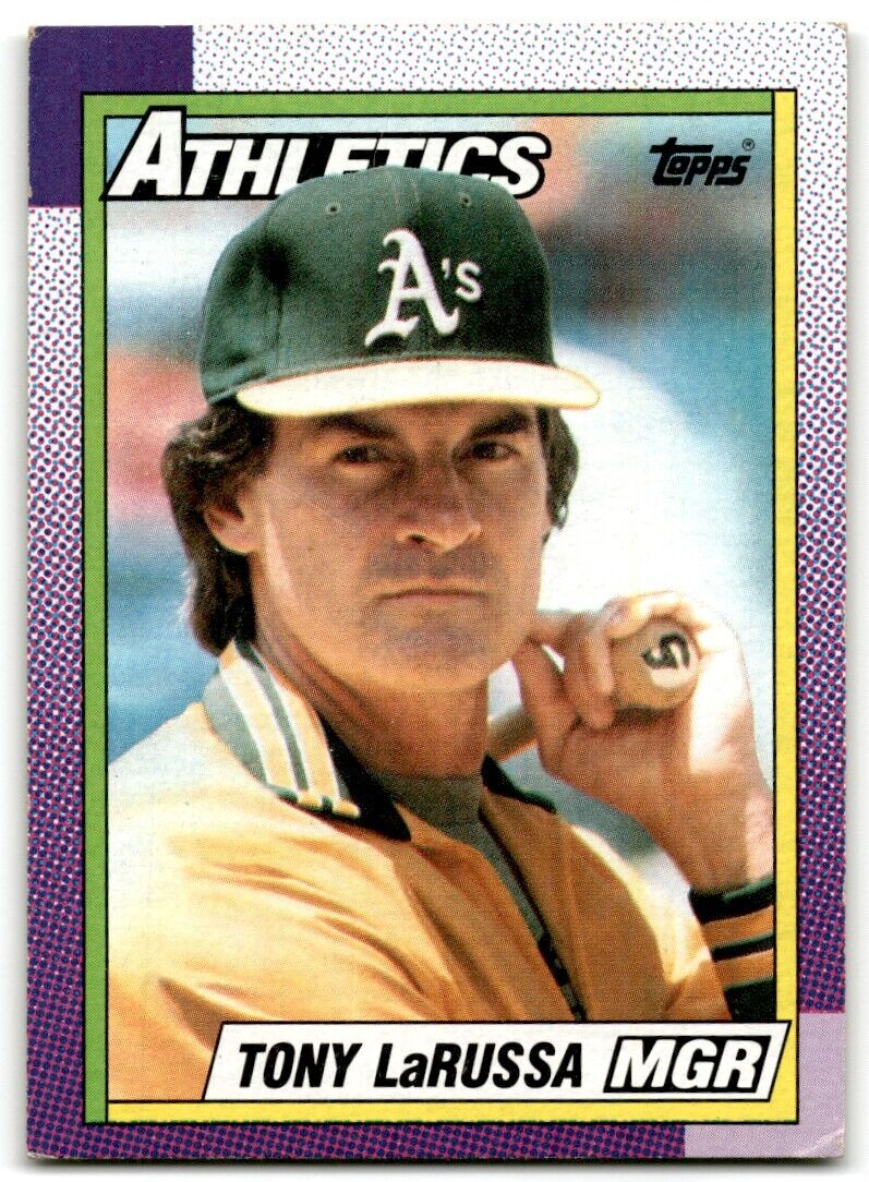 1990 Topps Tony LaRussa Oakland Athletics #639