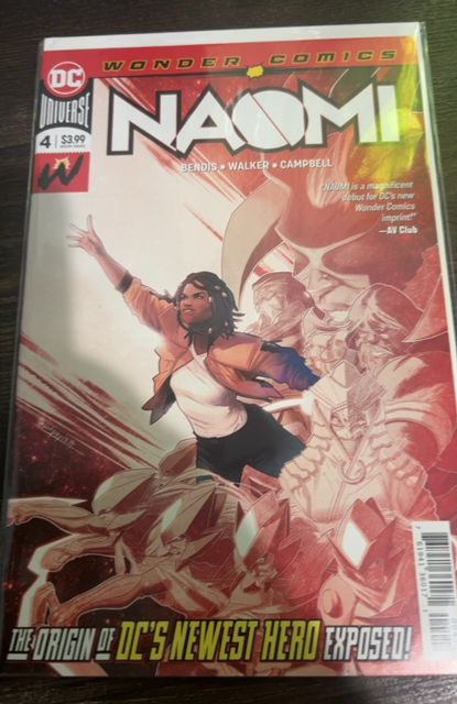 Naomi # 4 Variant 2nd Printing Cover DC Wonder Comics