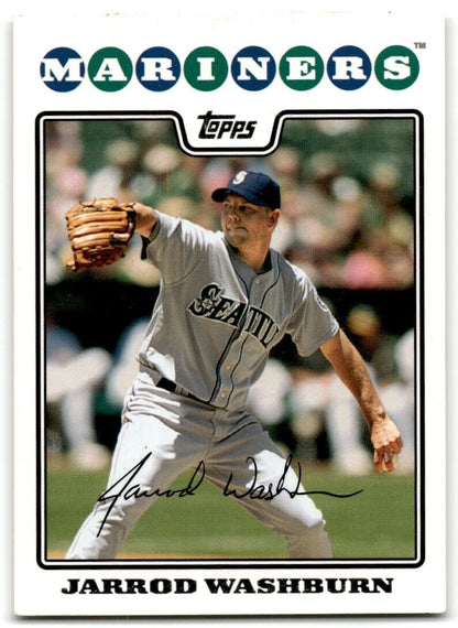 2008 Topps Jarrod Washburn Seattle Mariners #71