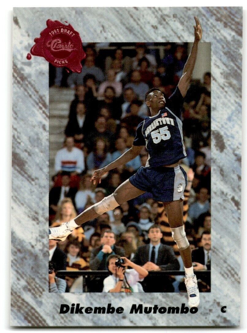 1991-92 Classic Dikembe Mutombo Rookie Georgetown Hoyas #151