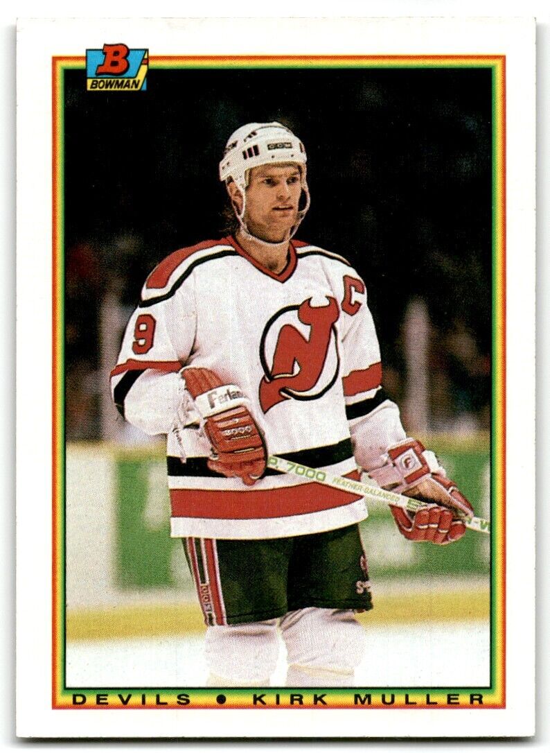 1990-91 Bowman Kirk Muller New Jersey Devils #82