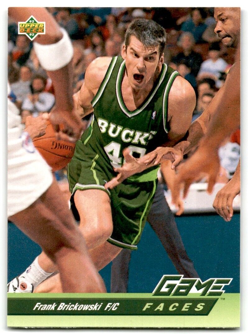 1992-93 Upper Deck Frank Brickowski Milwaukee Bucks #484