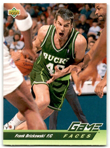 1992-93 Upper Deck Frank Brickowski Milwaukee Bucks #484