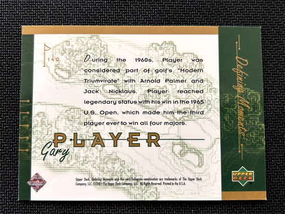 Gary Player 2011 Upper Deck golf #140