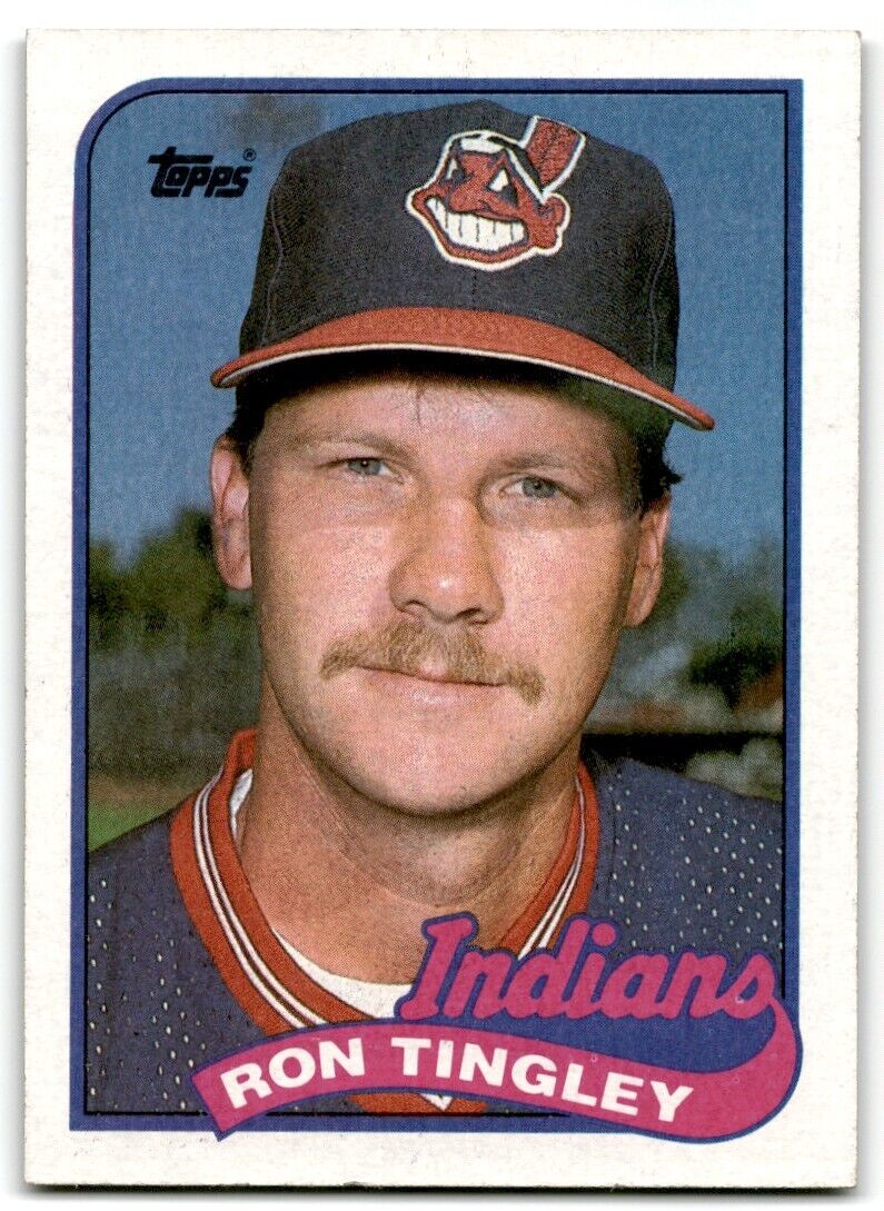 1989 Topps Ron Tingley Rookie Cleveland Indians #721