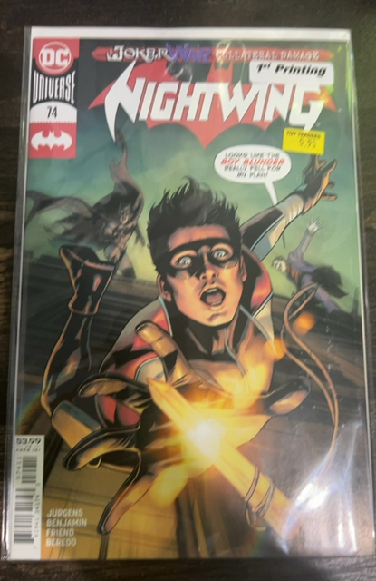 Nightwing # 74 Cover A DC Comics 2020 Joker War (CMX-i/1)