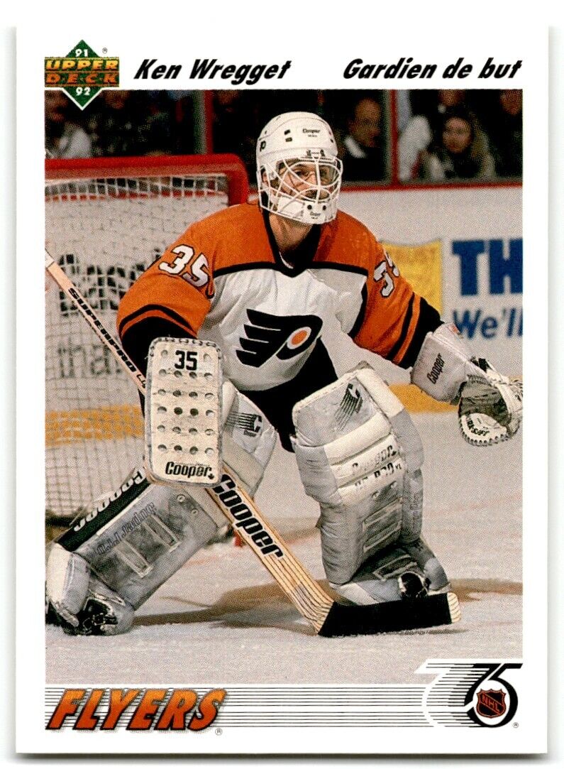 1991-92 Upper Deck French Ken Wregget Philadelphia Flyers #206