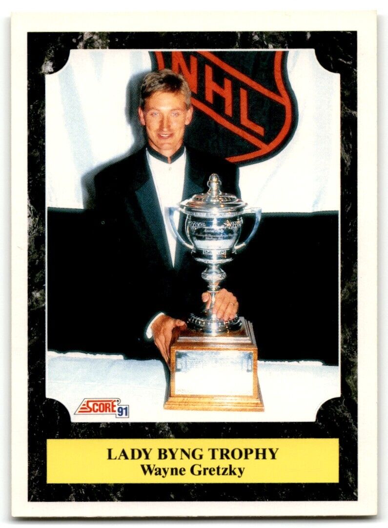 1991-92 Score American Wayne Gretzky (Lady Byng Trophy) Los Angeles Kings #434