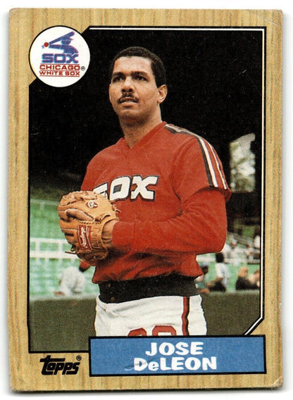 1987 Topps Jose DeLeon Chicago White Sox #421