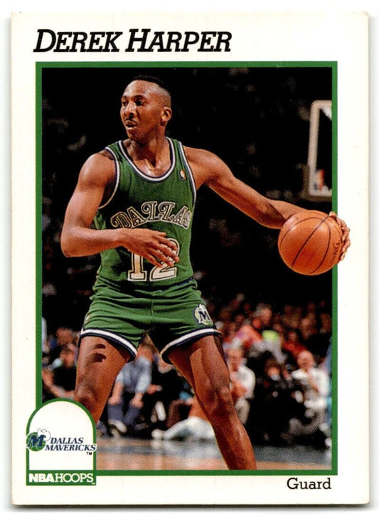 1991-92 Hoops Derek Harper Dallas Mavericks #46