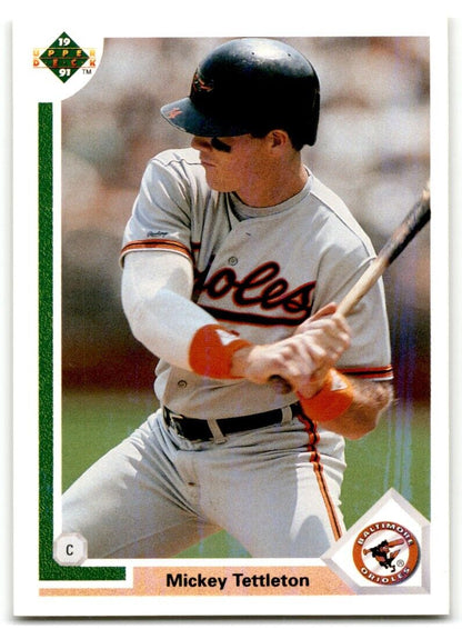 1991 Upper Deck Mickey Tettleton Baltimore Orioles #296