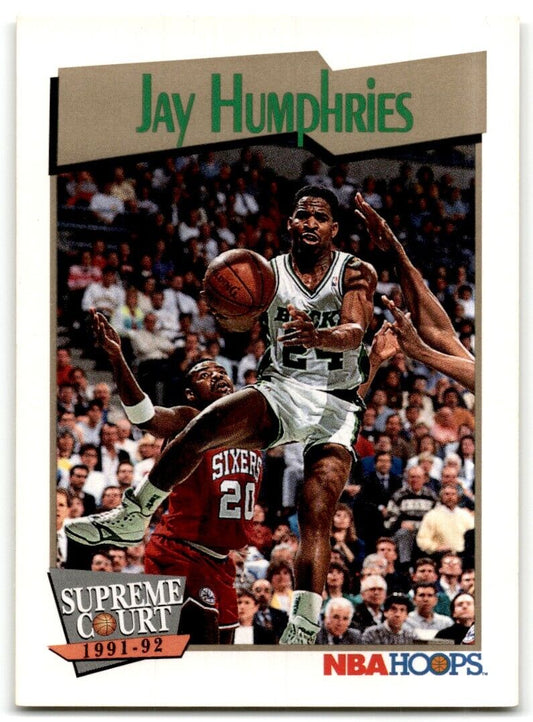 1991-92 Hoops Jay Humphries Milwaukee Bucks #477