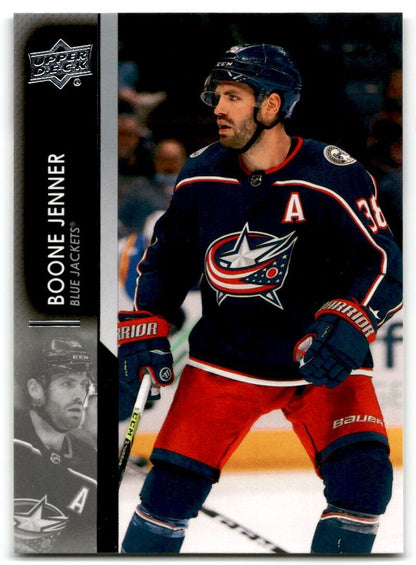 2021-22 Upper Deck Boone Jenner Columbus Blue Jackets #303