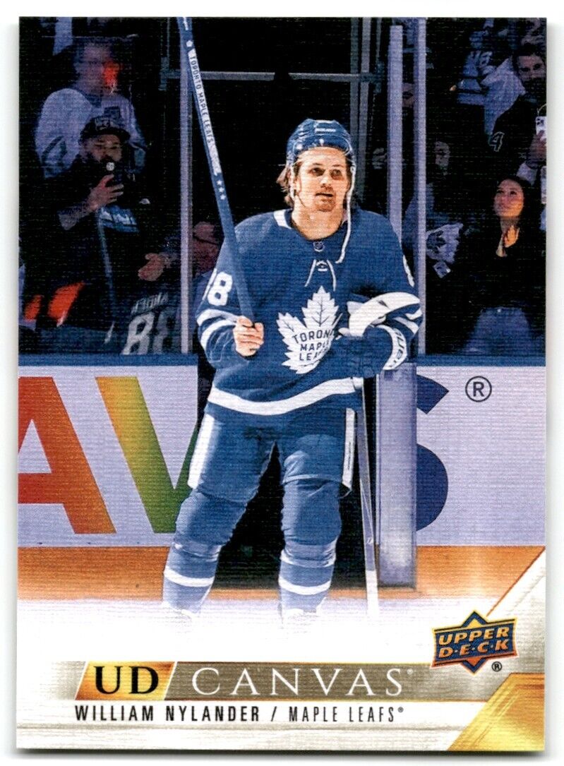 2021-22 Upper Deck UD Canvas William Nylander Toronto Maple Leafs #C77