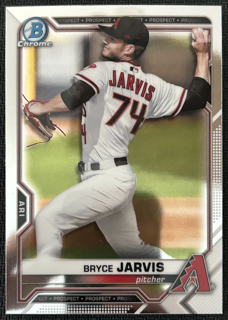 2021 Bowman Chrome Prospects Bryce Jarvis Arizona Diamondbacks #BCP-44