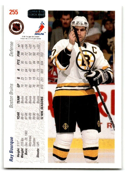 1991-92 Upper Deck Ray Bourque Boston Bruins #255