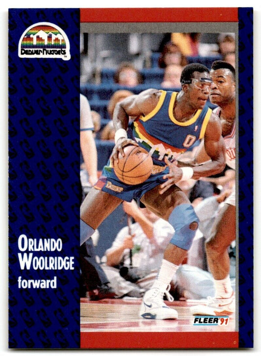 1991-92 Fleer Orlando Woolridge Denver Nuggets #56