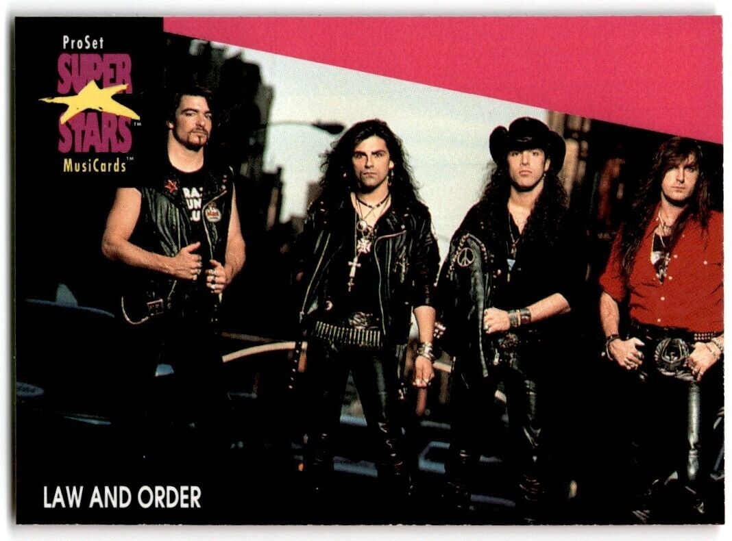 1991-92 ProSet Super Stars MusiCard Law and Order #199