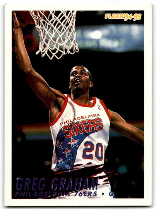 1994-95 Fleer Greg Graham Philadelphia 76ers #167