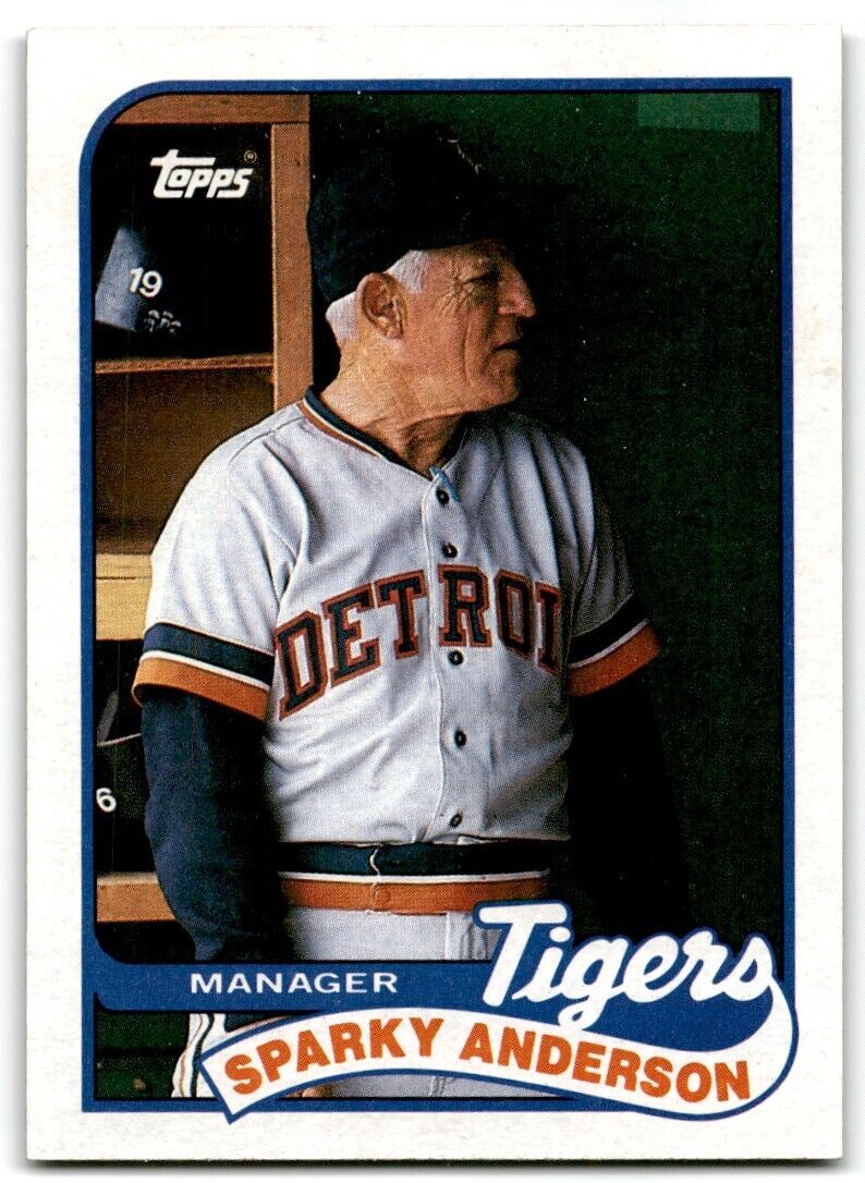 1989 Topps Sparky Anderson Detroit Tigers #193