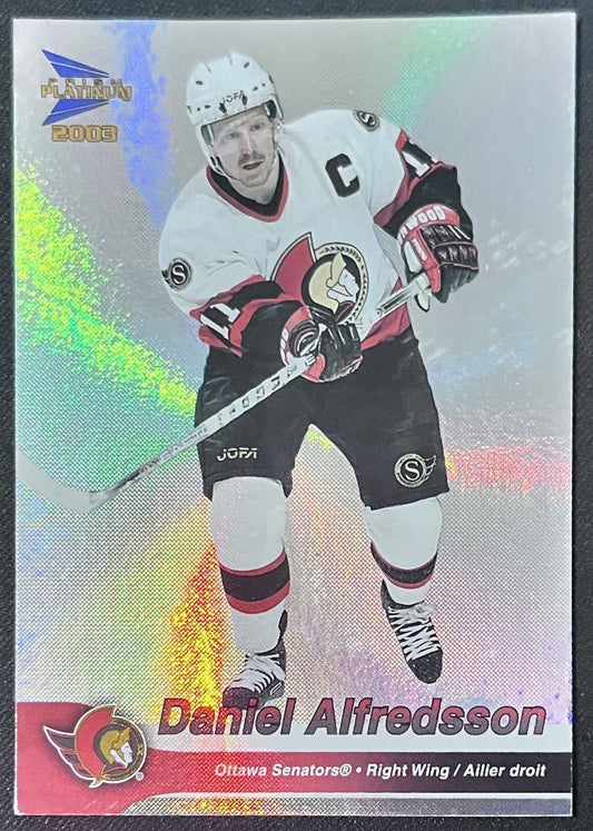 2002-03 Pacific McDonald's Daniel Alfredsson Ottawa Senators #28