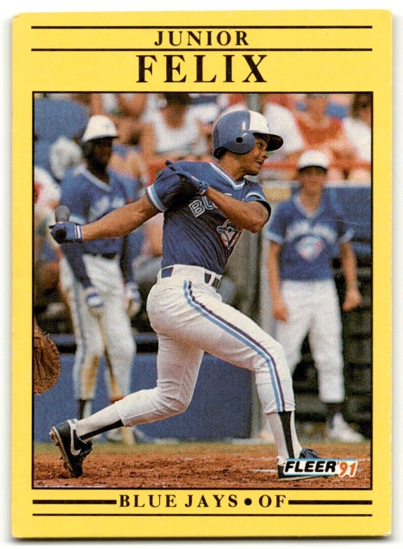 1991 Fleer Junior Felix Toronto Blue Jays #173