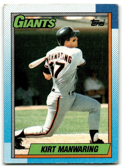 1990 Topps Kirt Manwaring San Francisco Giants #678