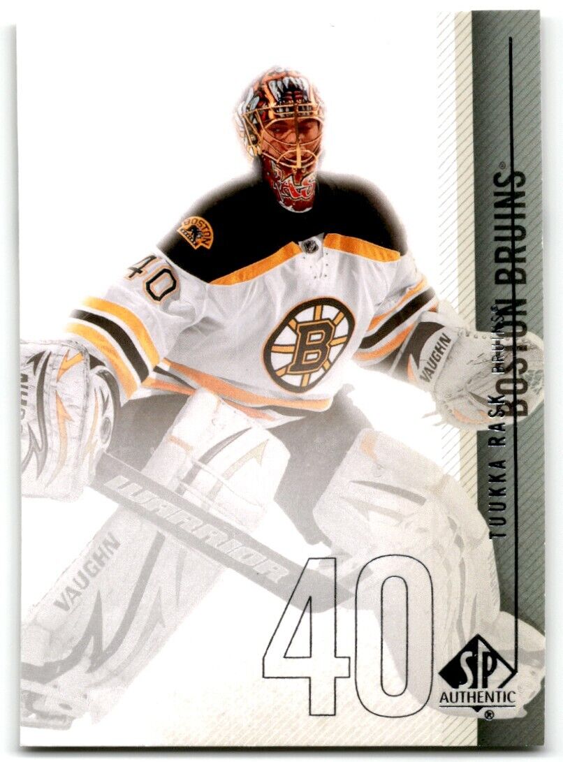 2010-11 SP Authentic Tuukka Rask Boston Bruins #82