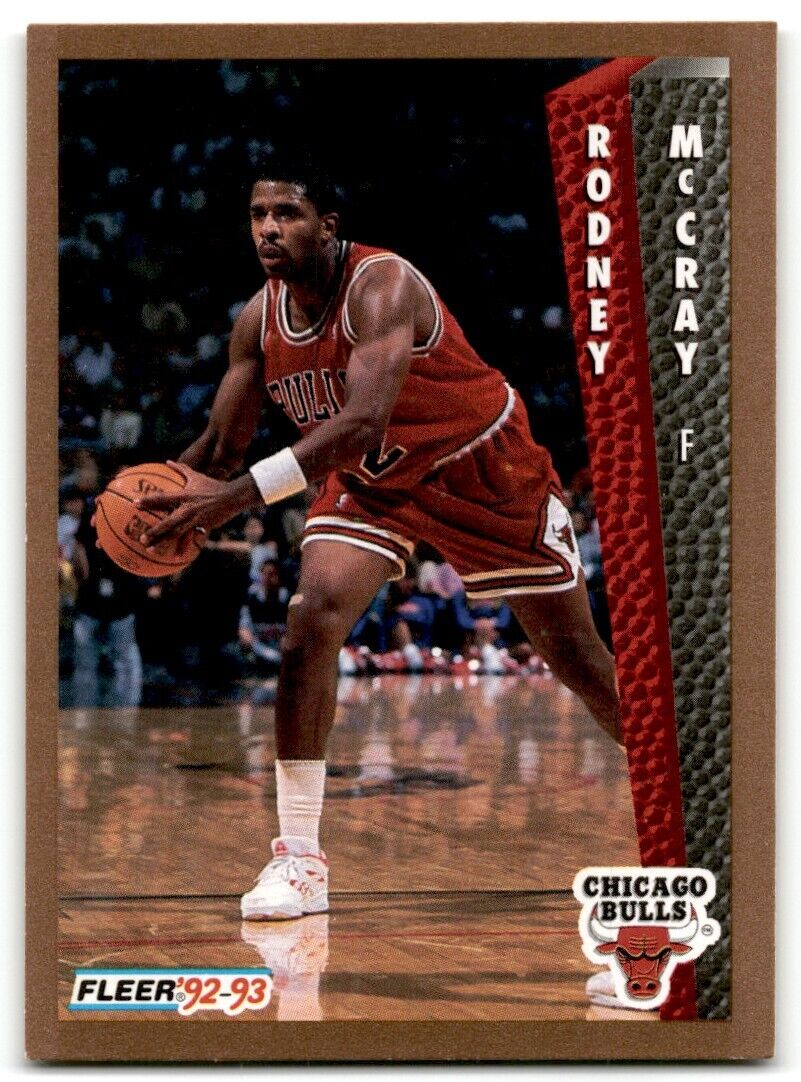 1992-93 Fleer Rodney McCray Chicago Bulls #313