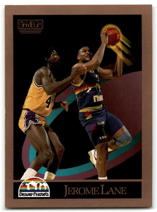 1990-91 SkyBox Jerome Lane Denver Nuggets #77