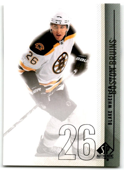 2010-11 SP Authentic Blake Wheeler Boston Bruins #15