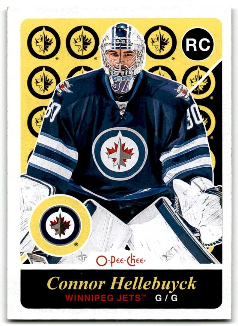 2015-16 Upper Deck O-Pee-Chee Update Connor Hellebuyck Rookie Winnipeg Jets #U47