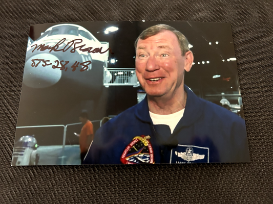 NASA Astronaut MARK BROWN Authentic Hand Signed Autograph 5X7