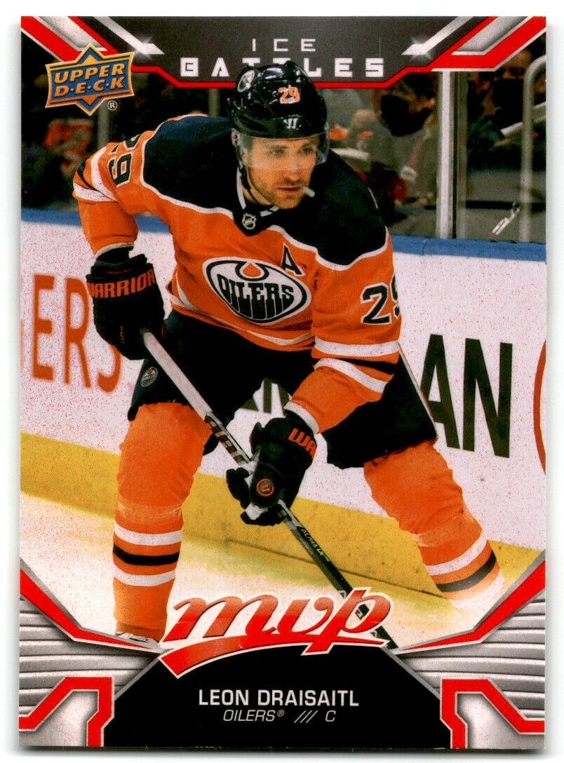 2022-23 Upper Deck MVP Ice Battles Leon Draisaitl Edmonton Oilers #219