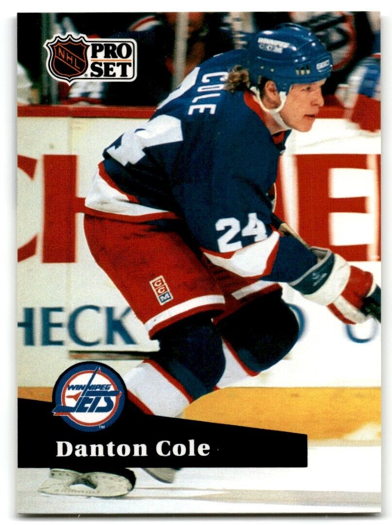 1991-92 Pro Set Danton Cole Winnipeg Jets #263