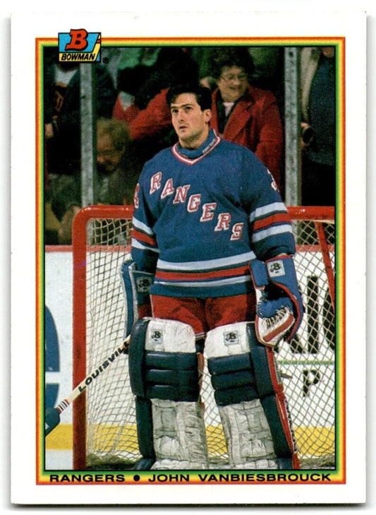 1990-91 Bowman John Vanbiesbrouck New York Rangers #222