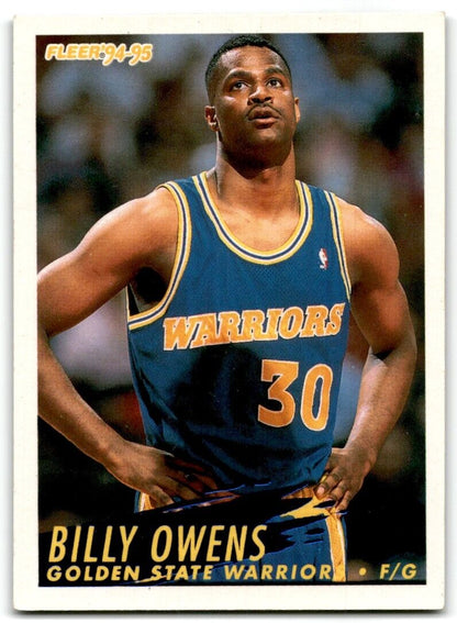 1994-95 Fleer Billy Owens Golden State Warriors #76