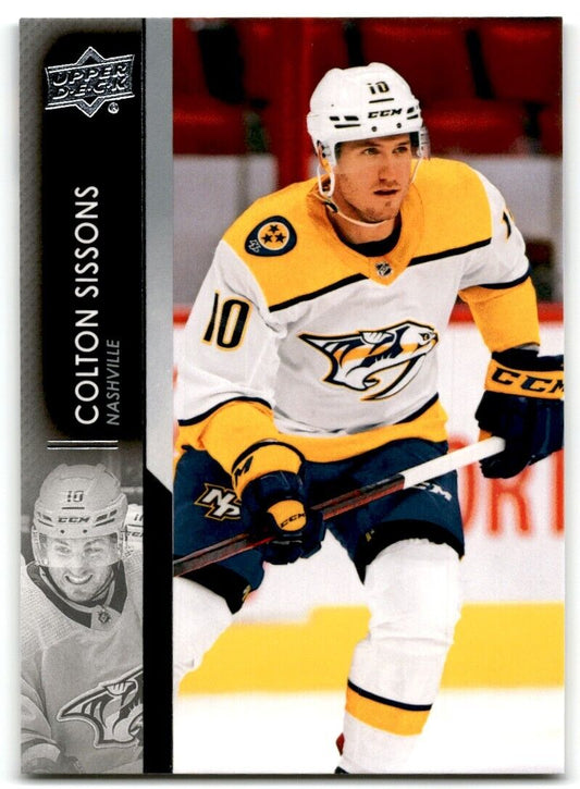 2021-22 Upper Deck Colton Sissons Nashville Predators #355