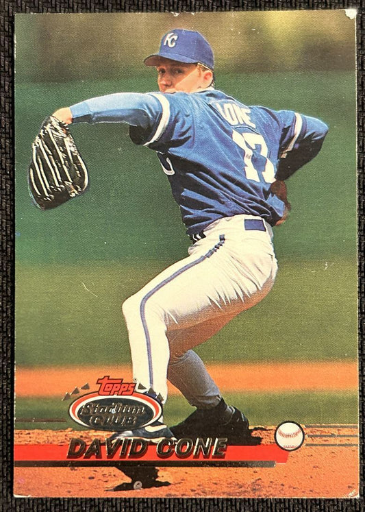 1993 Stadium Club Members Only David Cone Kansas City Royals #703