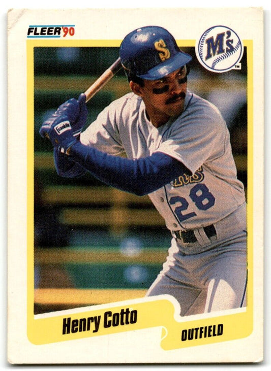 1990 Fleer Henry Cotto Seattle Mariners #511