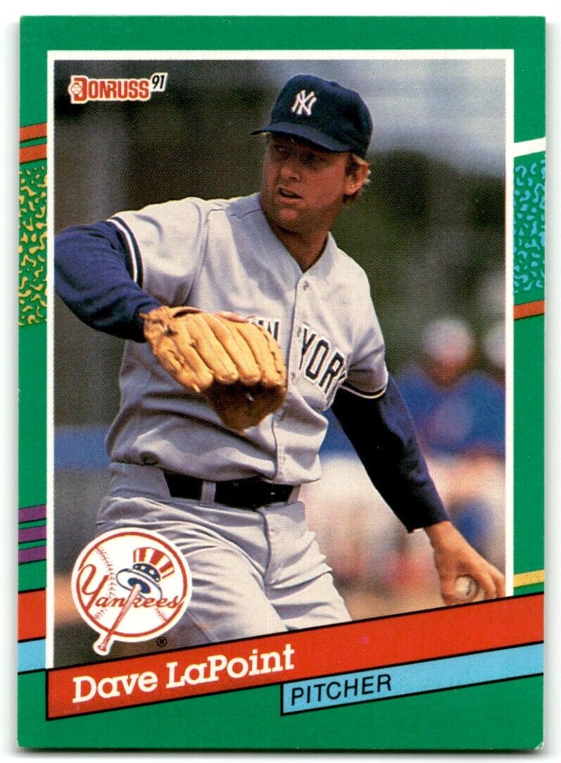 1991 Donruss Dave LaPoint New York Yankees #481